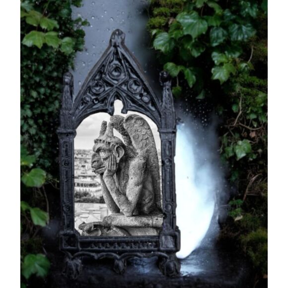 Gargoyle Magnet Stone Sculpture Cathedral Gothic Home Decoration - Picture 4 of 6